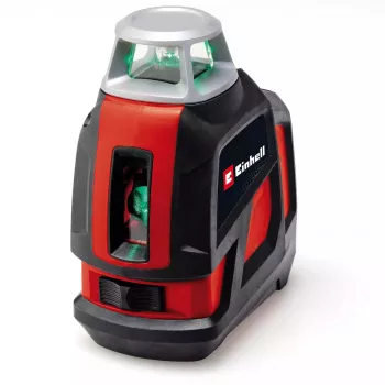 EINHELL TE-LL 360 G krustlīniju lāzers ar zaļām un sarkanām lāzera līnijām, melns — modelis 2270119