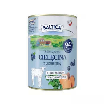 BALTICA regional flavours Teļa gaļa ar jēru - mitrā suņu barība - 400g