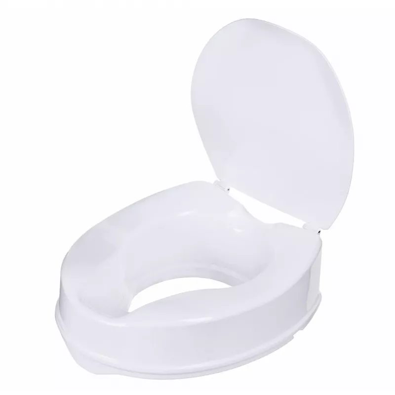 ActionMED NT10AM paaugstināts tualetes sēdeklis ar vāku, 10 cm