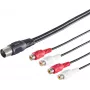 ShiverPeaks Diodenstecker 10231 5 kontaktu uz 4 RCA kabeļa adapteris, 0,20 m