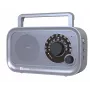 Portable Eltra HANIA pelēks FM/AM radio, kompakts dizains, darbināms ar baterijām