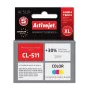 Tintes kasetne ActiveJet AC-511R saderīga ar Canon CL-511, uz krāsvielas bāzes CMY, liela (XL) ietilpība 12 ml, viens iepakojums