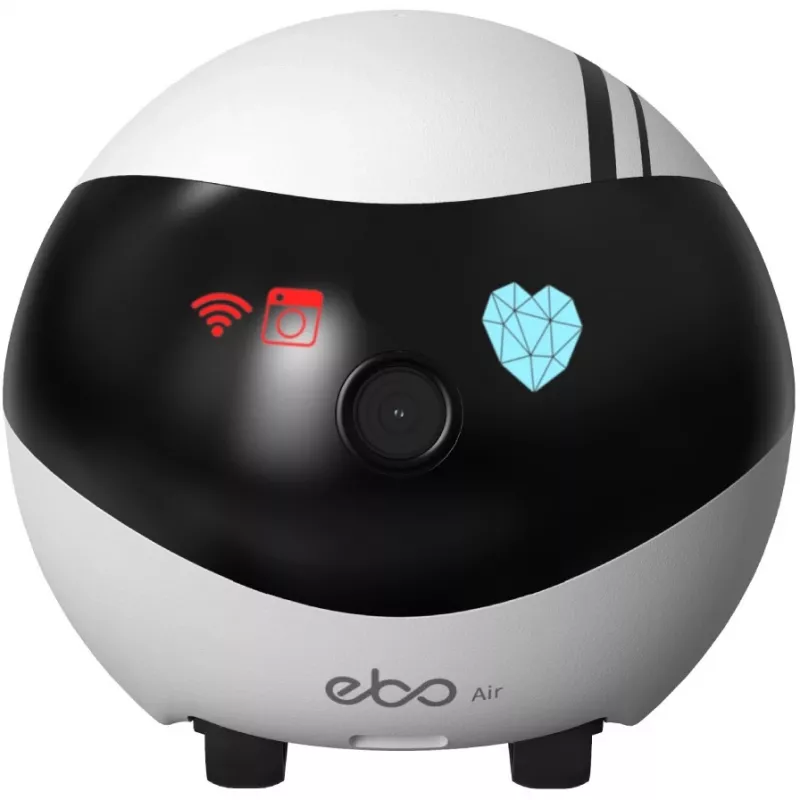 ENABOT Ebo Air AI Robots Balts un Melns