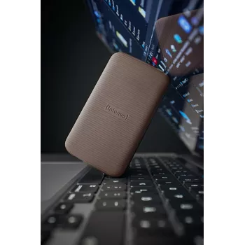 SSD disks Intenso 1TB ārējais USB Type-C 3.2 Gen 2 brūns