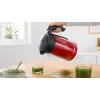 Elektriskā tējkanna Bosch TWK7L464 — 1,7 L tilpums, 2400 W, sarkana, plastmasas korpuss