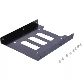 Montāžas rāmis ultron iekšējais 1x2.5 SSD/HDD metāla melns (377213)