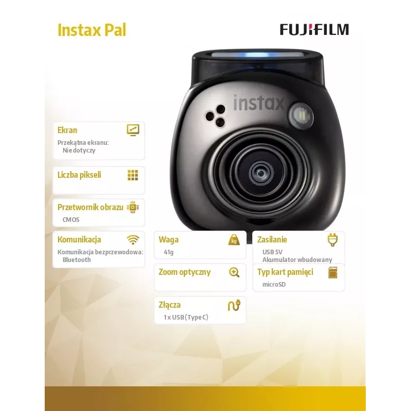 Kamera Fujifilm Pal 1/5 collas 2560 x 1920 pikseļi CMOS melna