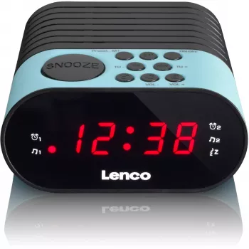 Pulkstenis radio Lenco CR-07 Melns zils