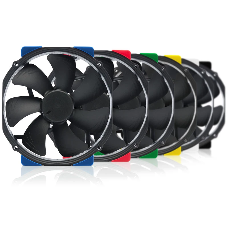Datora korpusa ventilators Noctua NF-A15 HS-PWM chromax.Melns.swap 150 mm, PWM, 300–1500 RPM, 140.2 m³/h, 24.6 dB