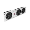 Ventilācijas panelis vertikāls 19 collu statīva skapim, 3 ventilatori, 230 V, pelēks