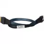 ICY DOCK - MB4026L-B - SlimSAS 4i SFF-8654 uz OCuLink 4i SFF-8611 kabelis – 0,5 m
