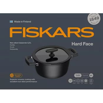 Katls 3,5 L ar nepiedegošu pārklājumu un vāku Hard Face