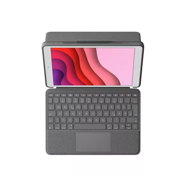 Klaviatūras maciņš Logitech Combo Touch iPad 7., 8., 9. paaudzei