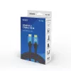 HDMI kabelis Savio CL-142 v2.1 1,8 m, HDMI Type A kontaktdakša–kontaktdakša, zeltīti kontakti, melns/zils