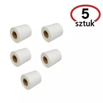 Termoetiķetes BESTPAK 60 x 40 mm, tiešā termiskā, HotMelt līme, 1000 etiķešu rullī, baltas