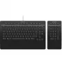 3Dconnexion Keyboard Pro ar ciparu bloku - tastatūra un ciparu lauks - USB - QWERTZ - vācu (3DX-700091)