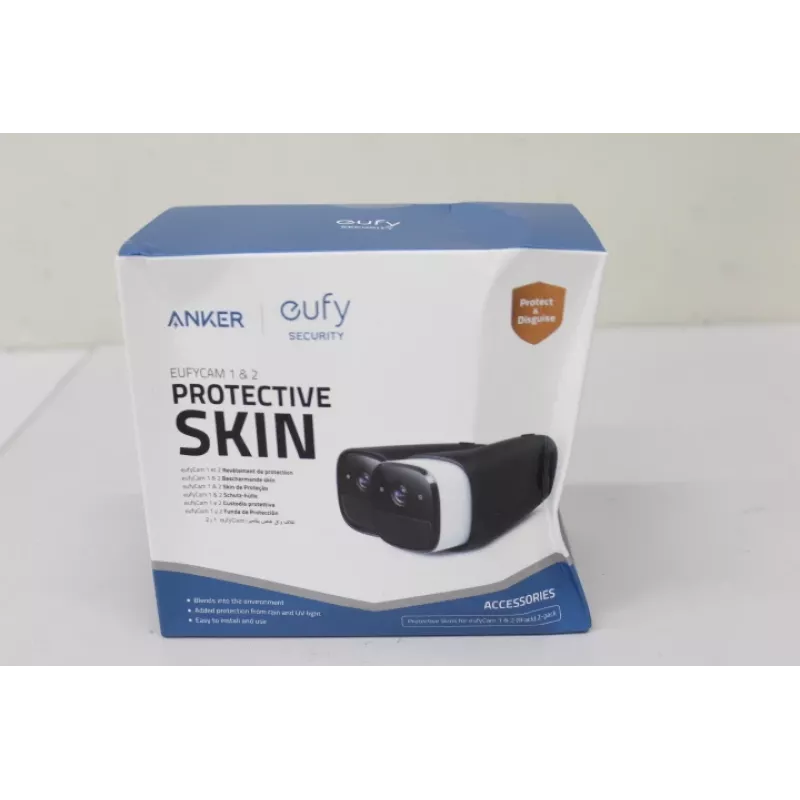 Silikona apvalku komplekts Anker Eufy 2 melns, paredzēts EufyCam EufyCam 2
