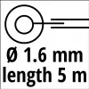Auklas trimmera spole Einhell 3405117 Sarkana Plastmasa 1 gab.
