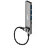 Goobay Slim 4-Port USB-Hub USB-C uz/USB-A 5 Gbit/s - -Plug> 1x (76562)