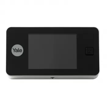 Digitālais durvju skatu meklētājs Yale 45-0500-1432-00-6011 — 3,2 collu LCD, 105° skata leņķis, 110° leņķis, melns, 2×AAA