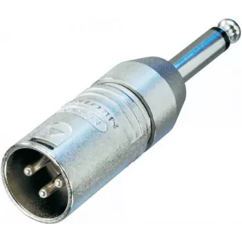 Neutrik - Audio adapteris - XLR3 (M) uz Mono spraudnis (M) (NA2MP)