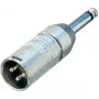 Neutrik - Audio adapteris - XLR3 (M) uz Mono spraudnis (M) (NA2MP)