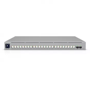 Ubiquiti UniFi Enterprise Campus ECS-24-PoE pārvaldīts L3 komutators, 8x 2.5G + 16x 10G RJ-45 + 2x SFP28, PoE+++