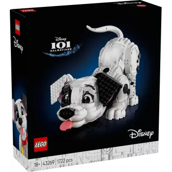 LEGO Disney 43269 101 dalmāciešu kucēnu kolekcionējams būvkomplekts — 1722 detaļas, 220 mm augstums, 18+