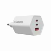 CANYON lādētājs HEXAGON 65 GaN 65W 2xPD 1xQC EU Balts CND-CHAHEX65W