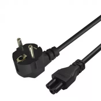 Strāvas kabelis Savio Strom IEC 60320 C5 CEE 7/7 3m Melns C5 savienotājs Tips C