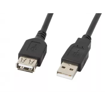 USB kabelis Lanberg CA-USBE-10CC-0030-BK 3m USB 2.0 Melns