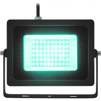 LED prožektors EUROLITE FL-30 SMD tirkīza 30W — ūdensizturīgs āra apgaismojums, 30 W jauda