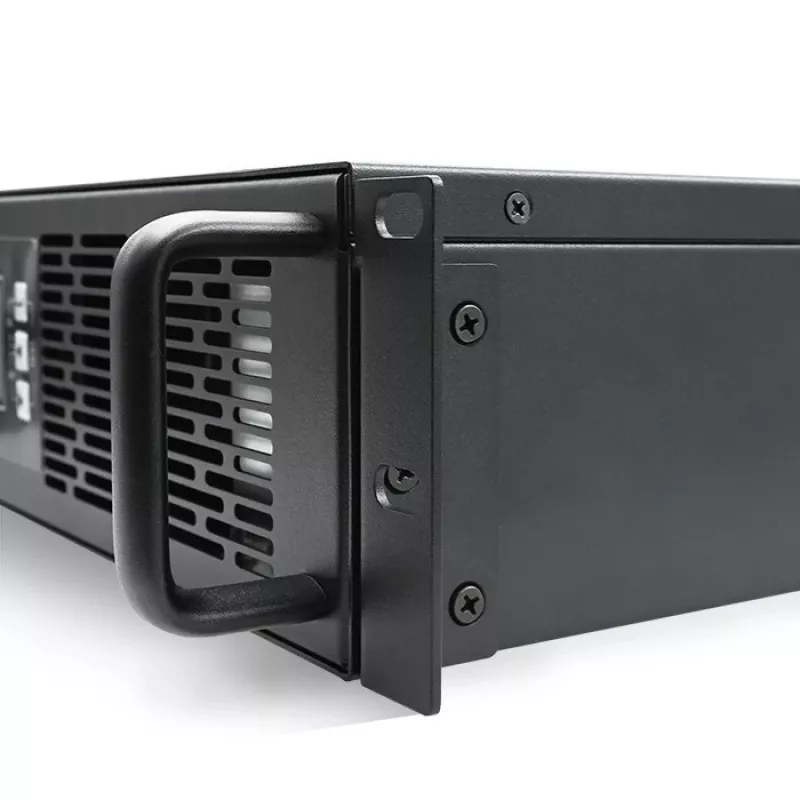 Qoltec 52285 nepārtrauktās barošanas avots (UPS) Dubultās pārveidošanas (Online) 1 kVA 1000 W 2 AC kontaktligzdas