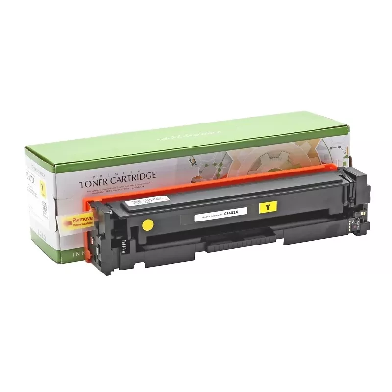 Saderīgs Static Control Hewlett-Packard CF402X / Canon CRG 045H dzeltens, 2300 lapas