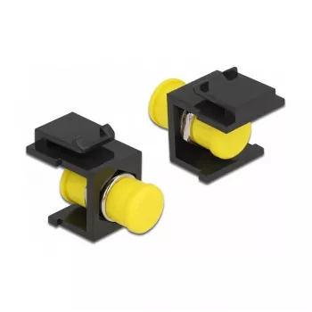 Keystone modulis DELOCK 86851, plakans FC savienotājs, melns, 16,5×24×21,8 mm