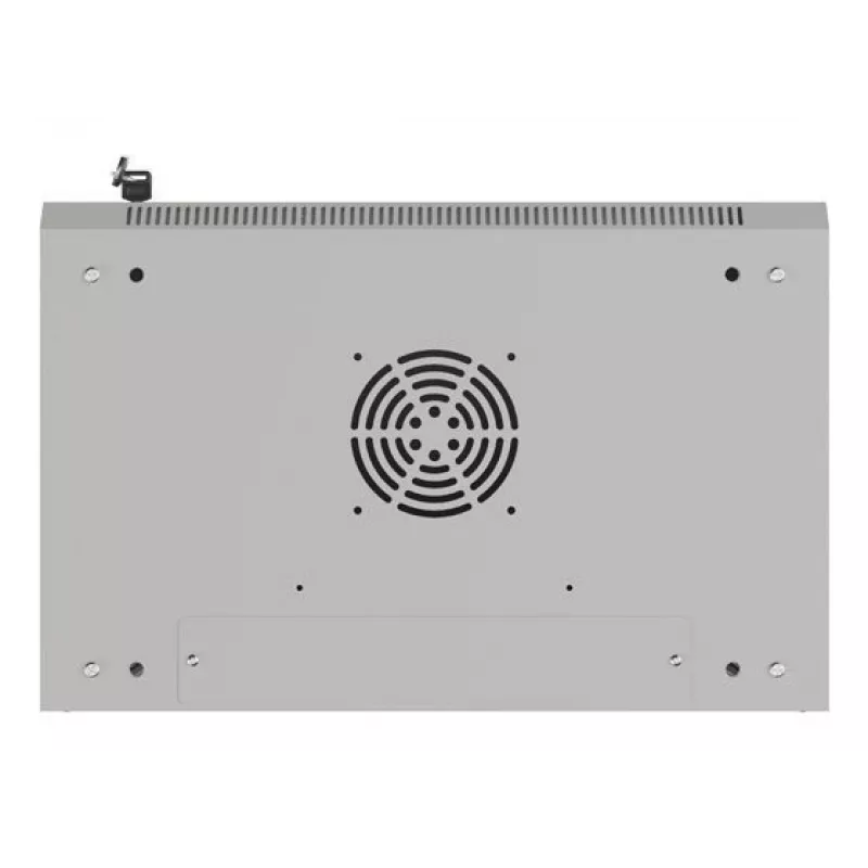 Rack montāžas skapis LANBERG WF03-5306-10S 19 collu 6U pelēks ar stikla durvīm