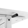 Manuāli regulējams galds Ergo Office, maks. 40 kg, maks. augstums 117 cm, ar virsmu darbam stāvus un sēdus, ER-401 W