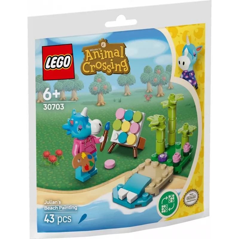 Bricks Animal Crossing 30703 Julian's Beach Painting