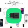 Lādētājs zaļa Cell PowerSource Duo30 – 1× USB-A, 1× USB-C, 3A