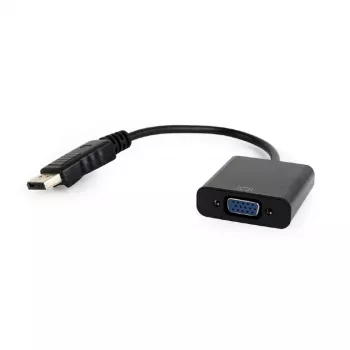 Adapter DisplayPort uz VGA melns