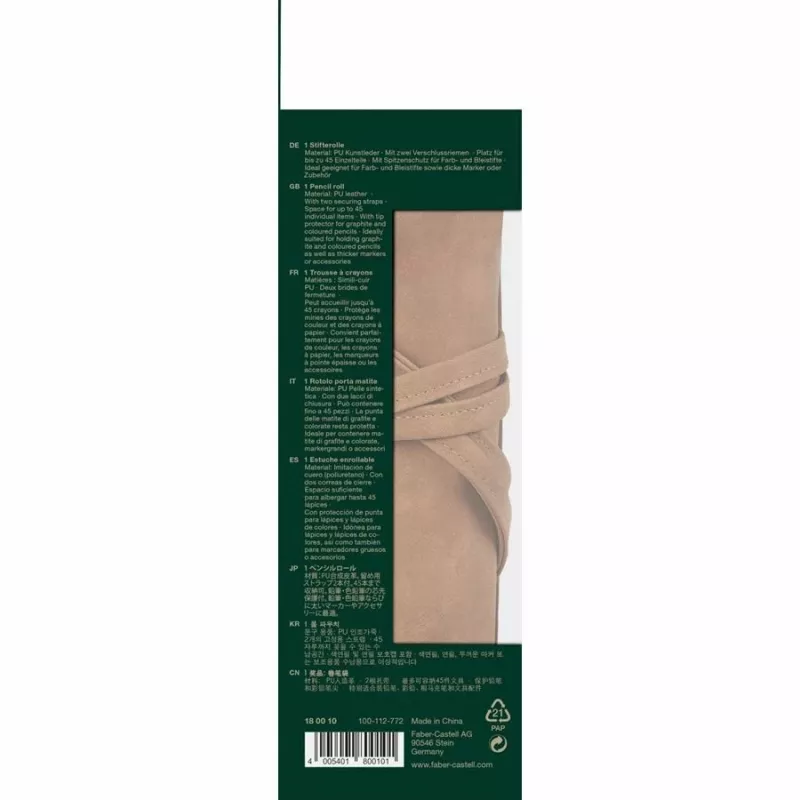 Penālis Faber-Castell 180010 Soft penālis no PU ādas brūns