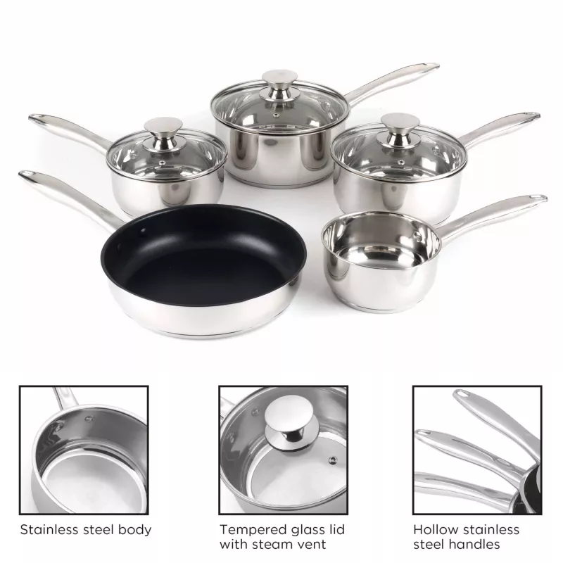 Galda piederumu komplekts Russell Hobbs BW06572EU72 — 5 gabalu nerūsējošā tērauda komplekts