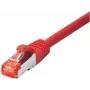 Tecline 715003R Ethernet komutācijas kabelis, sarkans