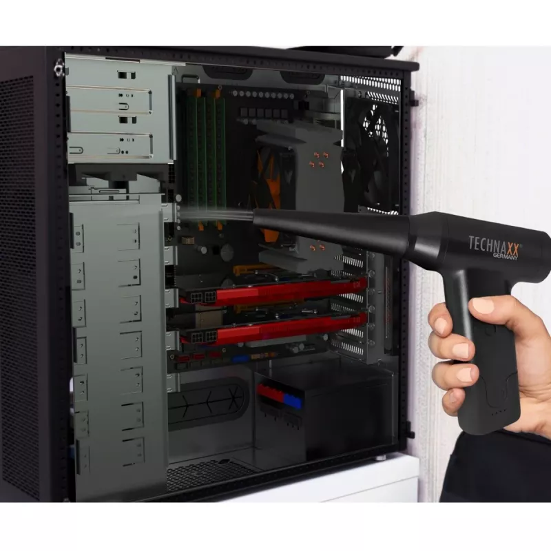 Ventilators Technaxx TX-293 160 W Melns ABS 130000 RPM USB
