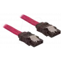 SATA kabelis LOGON TAKA100MET 1 m SATA 7-pin Melns Sarkans