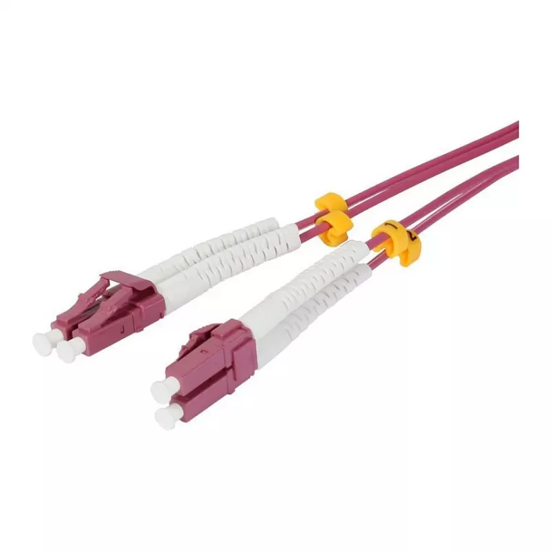 Synergy 21 LWL-2-Faser-Patchk. 10mtr.LC-LC 50/125um OM4 AD 2mm flexible Knickschutztülle - Multimode-Faser - 10 m