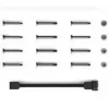 Alphacool Apex Stealth Metall Aurora 120mm korpusa ventilators - melns