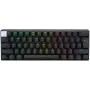 LOGITECH PRO X 60 LIGHTSPEED bezvadu spēļu tastatūra (taktilā) - MELNA - PAN - 2.4GHZ/BT - EMEA28i-935 - TAKTILAIS SLĒDZIS
