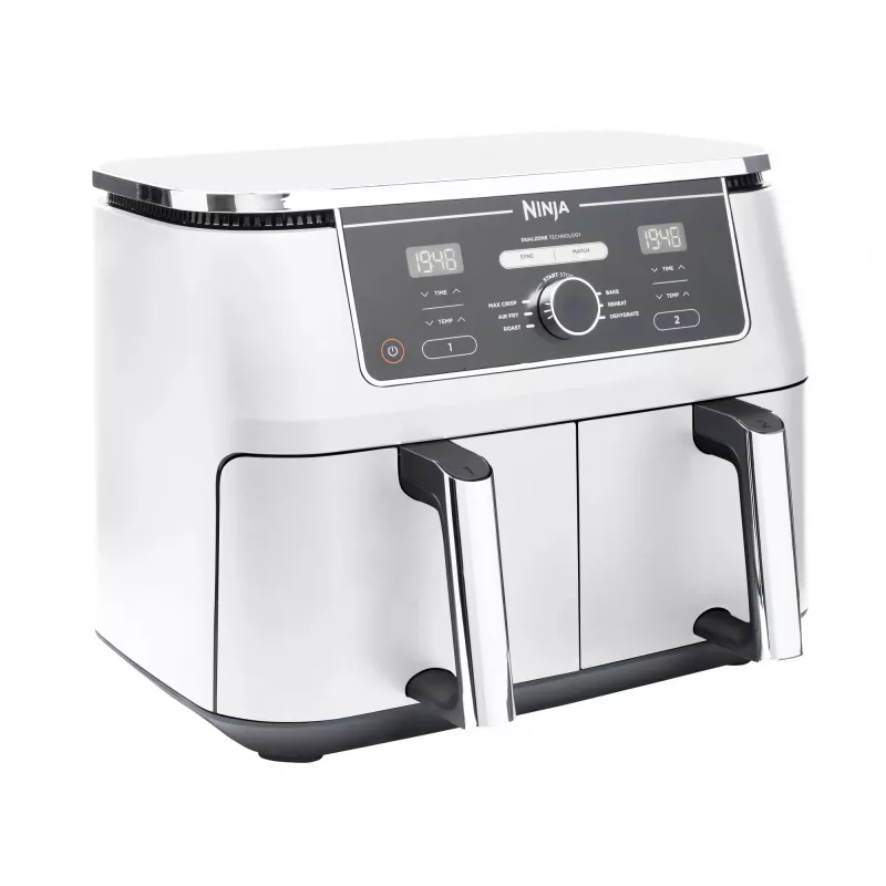 Karstā gaisa fritieris Ninja AF400EU Double 9,5 L 2470 W Balts, rotējoša un skārienvadība
