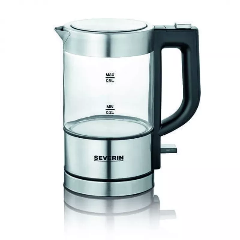 Severin WK 3472 Elektriskā tējkanna 0,5 L Sudraba 1100 W (WK3472)